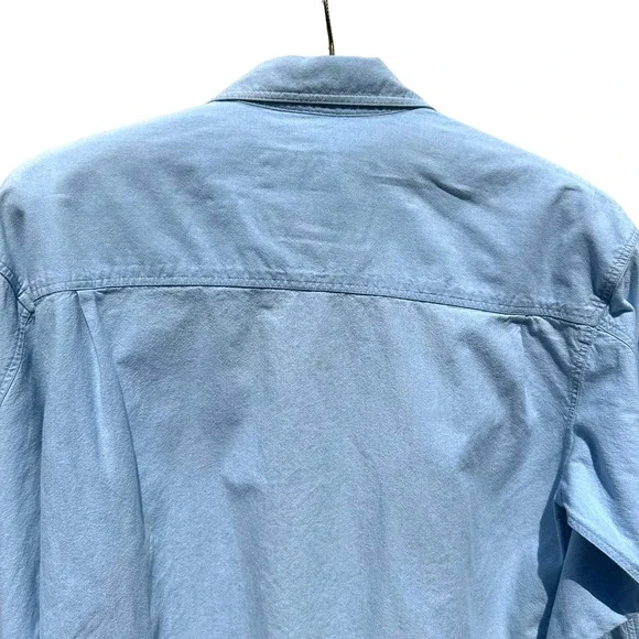 Cambridge Dry Goods - Vintage Snap Front Denim Shirt with Embroidery, Size 6 - Picture 9 of 9